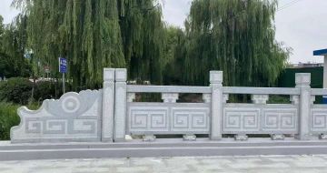 马鞍山 芝麻灰桥栏杆、河道栏杆安装效果