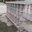 马鞍山 芝麻白圆形光面花瓶柱，栏杆