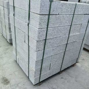 马鞍山 芙蓉白火烧两面路沿石