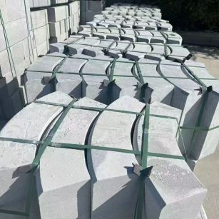 马鞍山 芝麻灰弧形路沿石