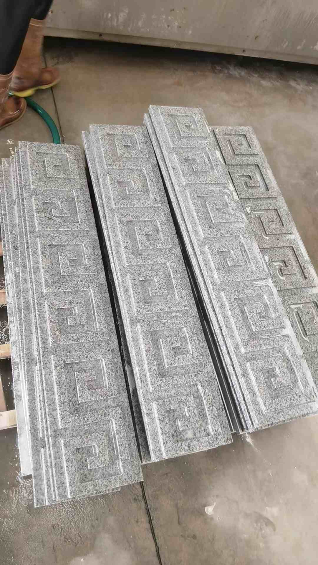 马鞍山 别墅回纹线条，雕刻