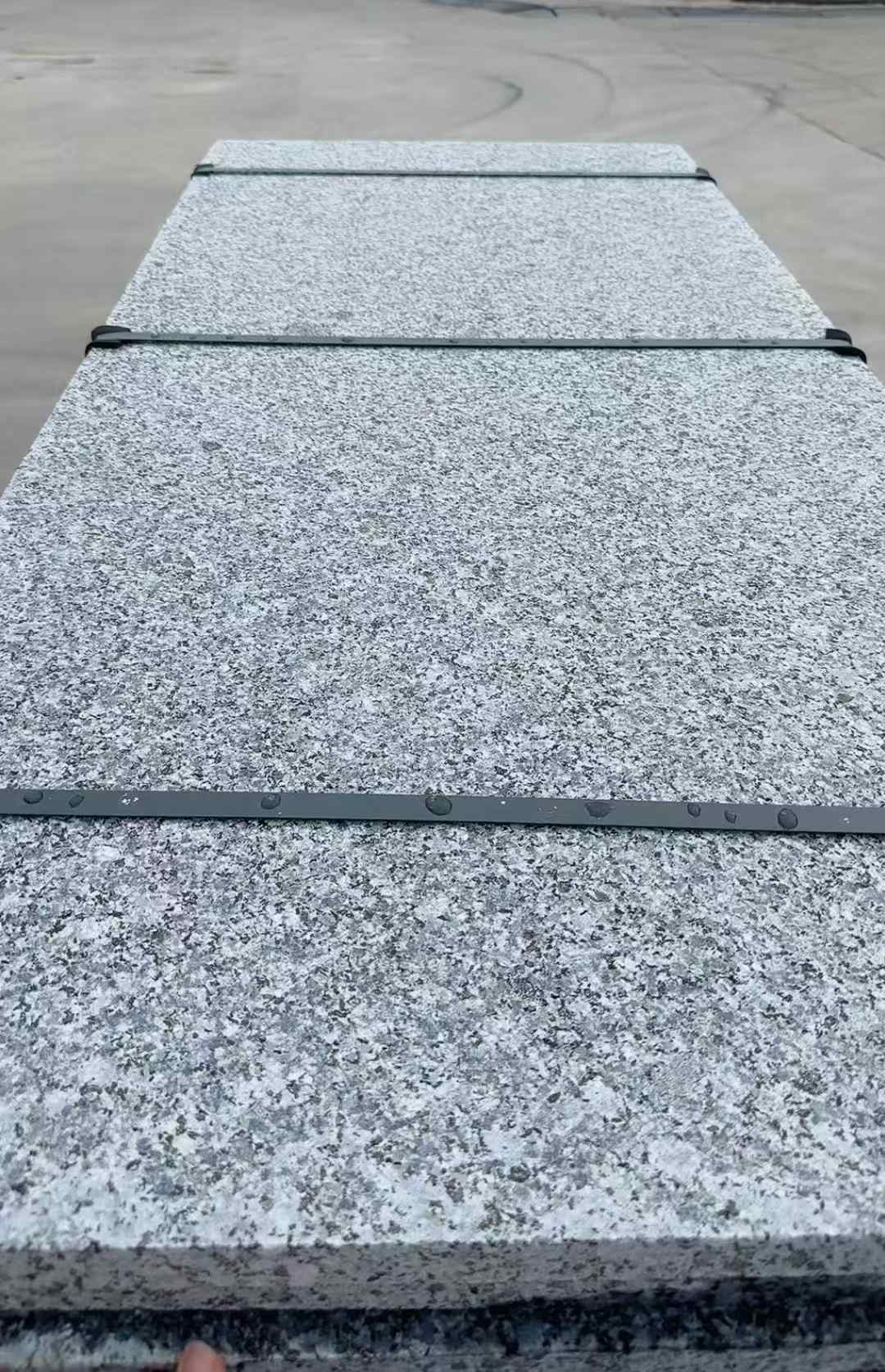 马鞍山 芝麻黑火烧面毛板，条板，半成品